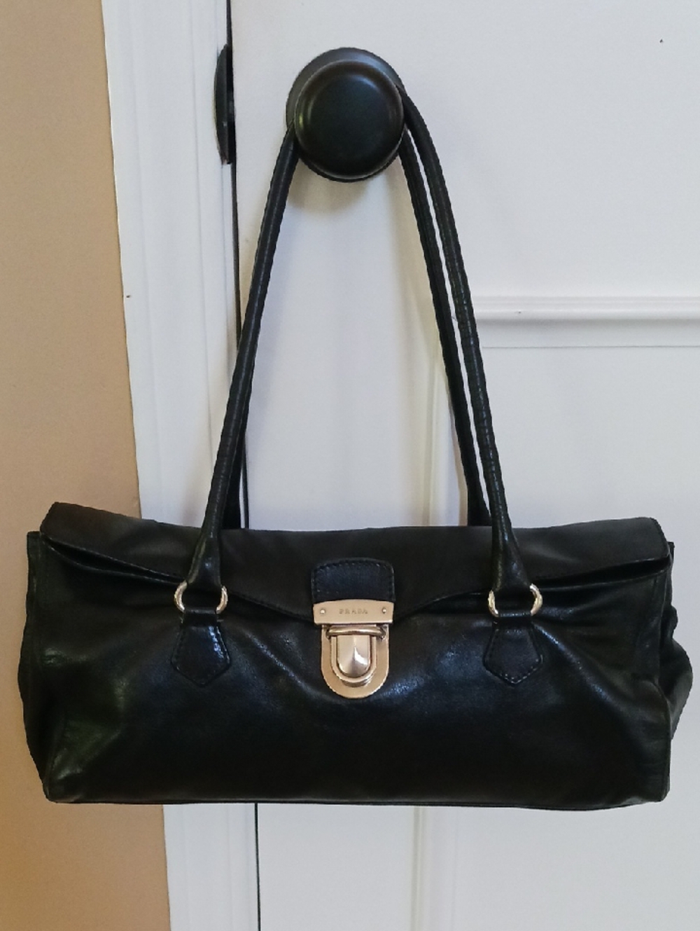 Vintage Prada Vitello Shoulder Bag